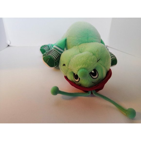 Lotsa Lotsa Legs Caterpillar Plush Toy 1999 Commonwealth 10" Green 8 Legs - Picture 5 of 8